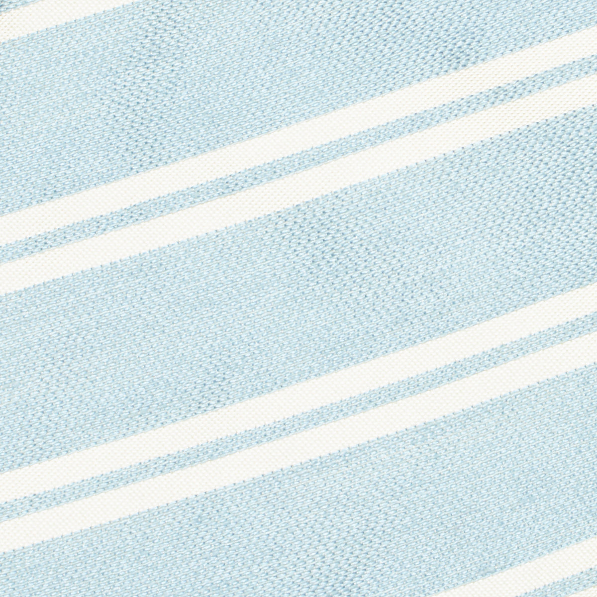 White Double Stripe Silk Linen Tie