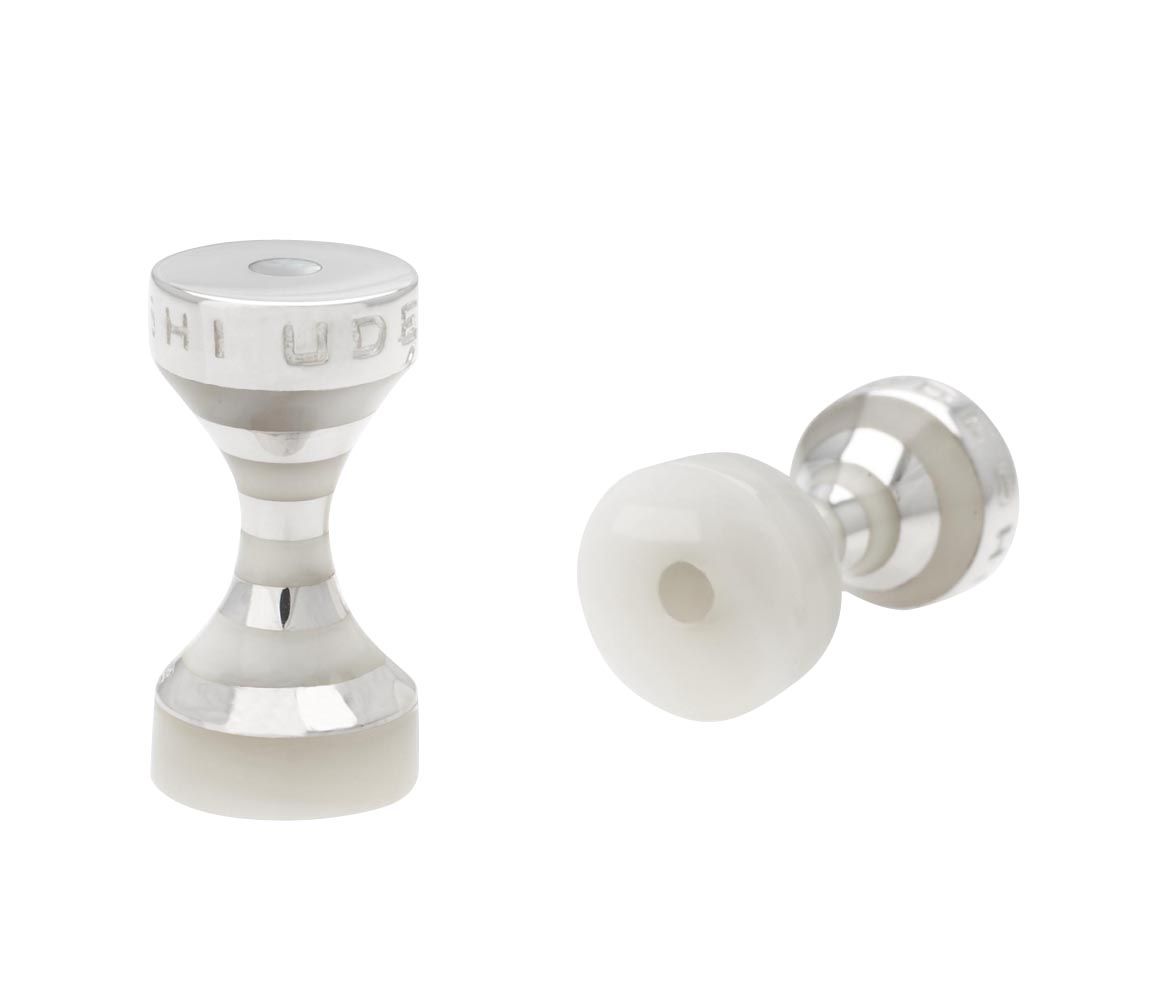 Segmented Cufflinks Mother of Pearl