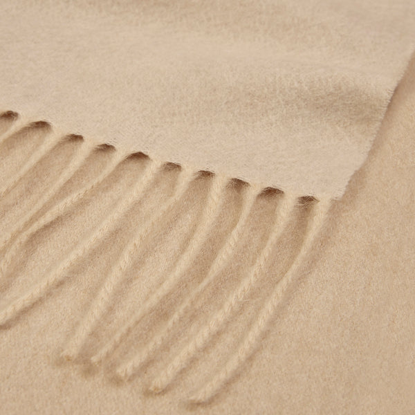 Cashmere Woven Scarf Almond
