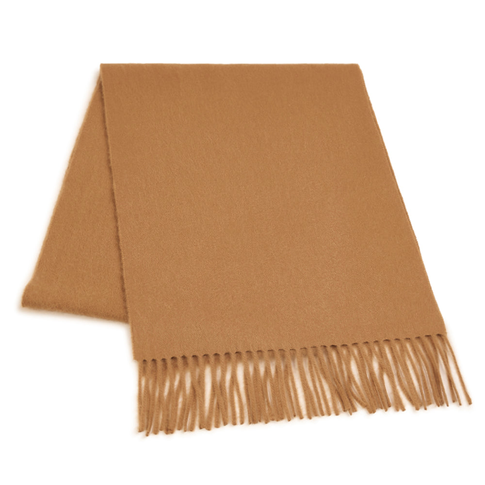 Cashmere Woven Scarf Cafe au Lait
