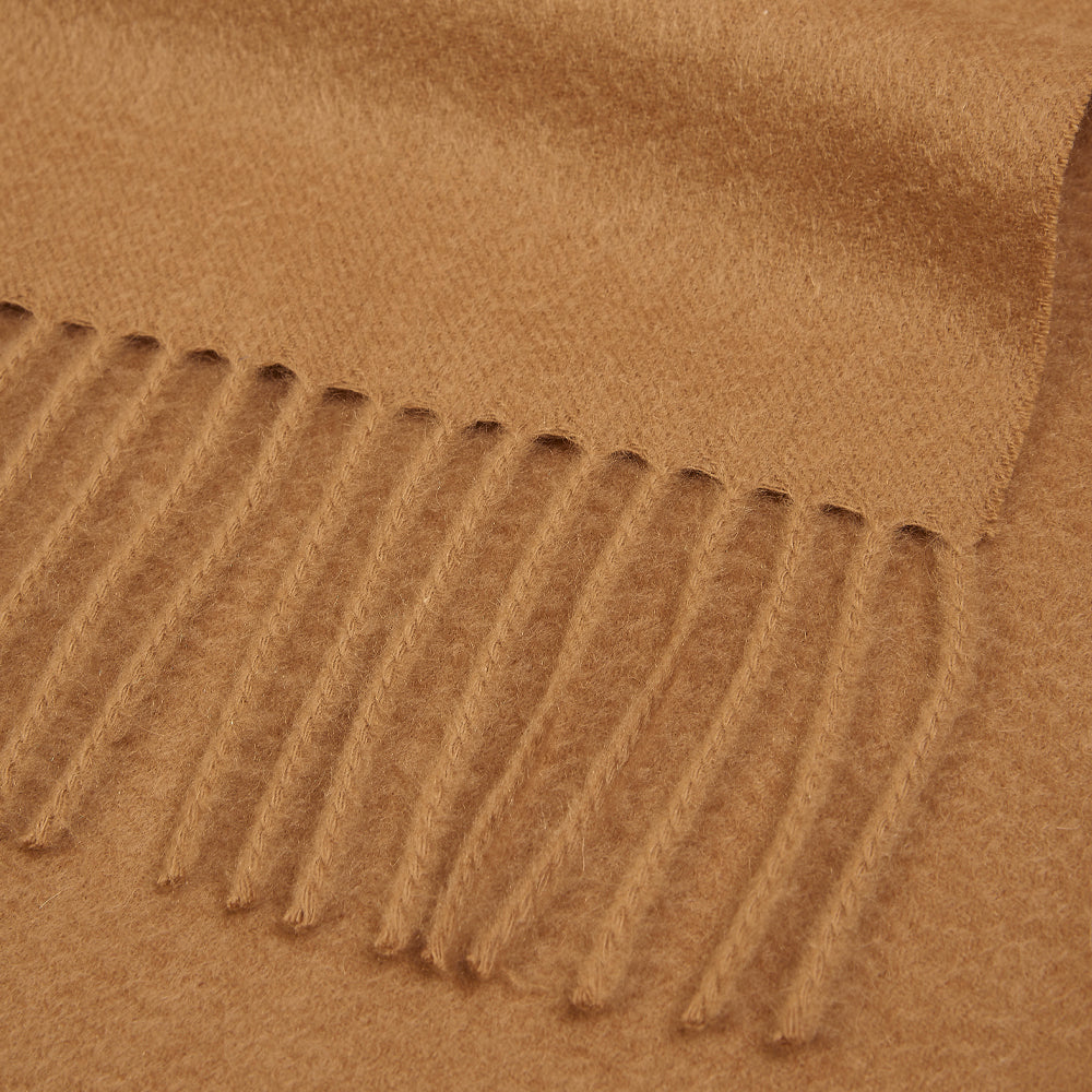 Cashmere Woven Scarf Cafe au Lait