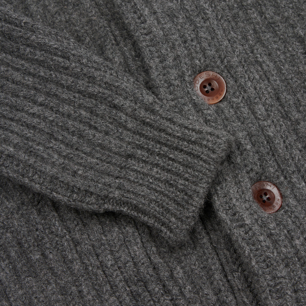 udeshi gray grey shawl cardigan