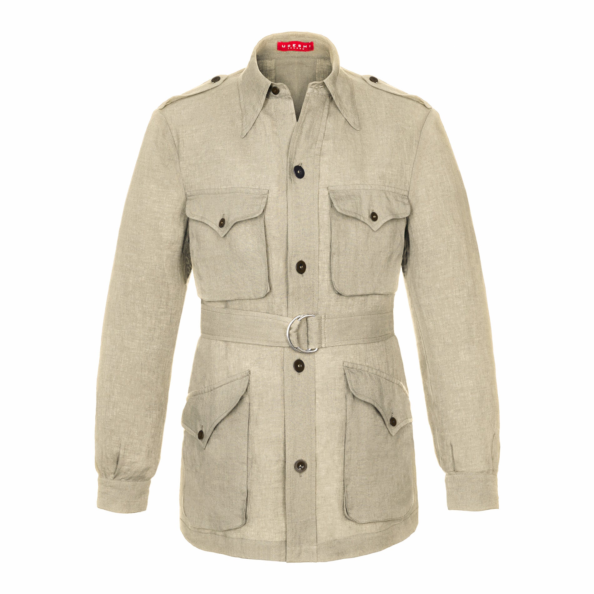 Tropical Tunic Olive Linen