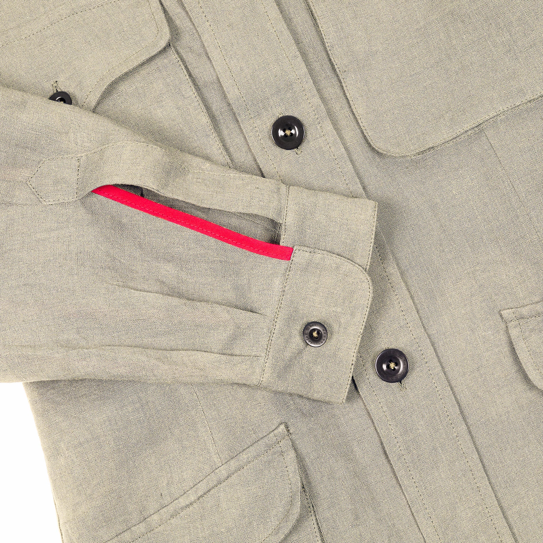 Tropical Tunic Olive Linen