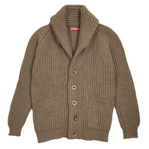 udeshi brown shawl cardigan