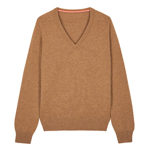 udeshi sweater brown lambswool scotland