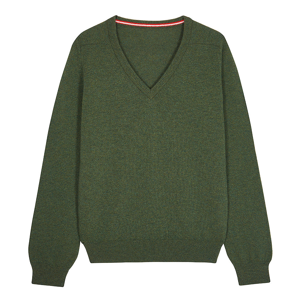 udeshi sweater green lambswool scotland