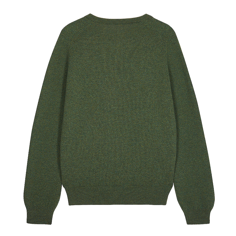 udeshi sweater green lambswool scotland