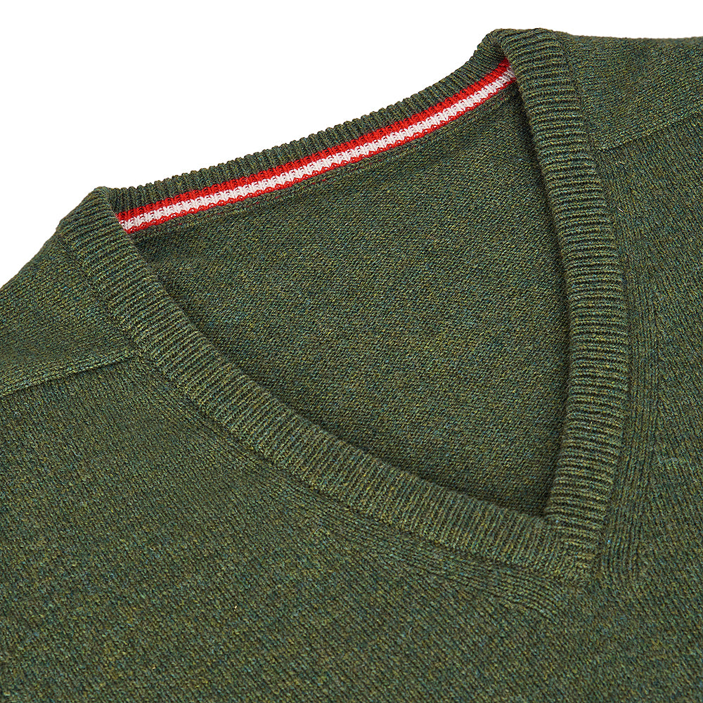 udeshi sweater green lambswool scotland