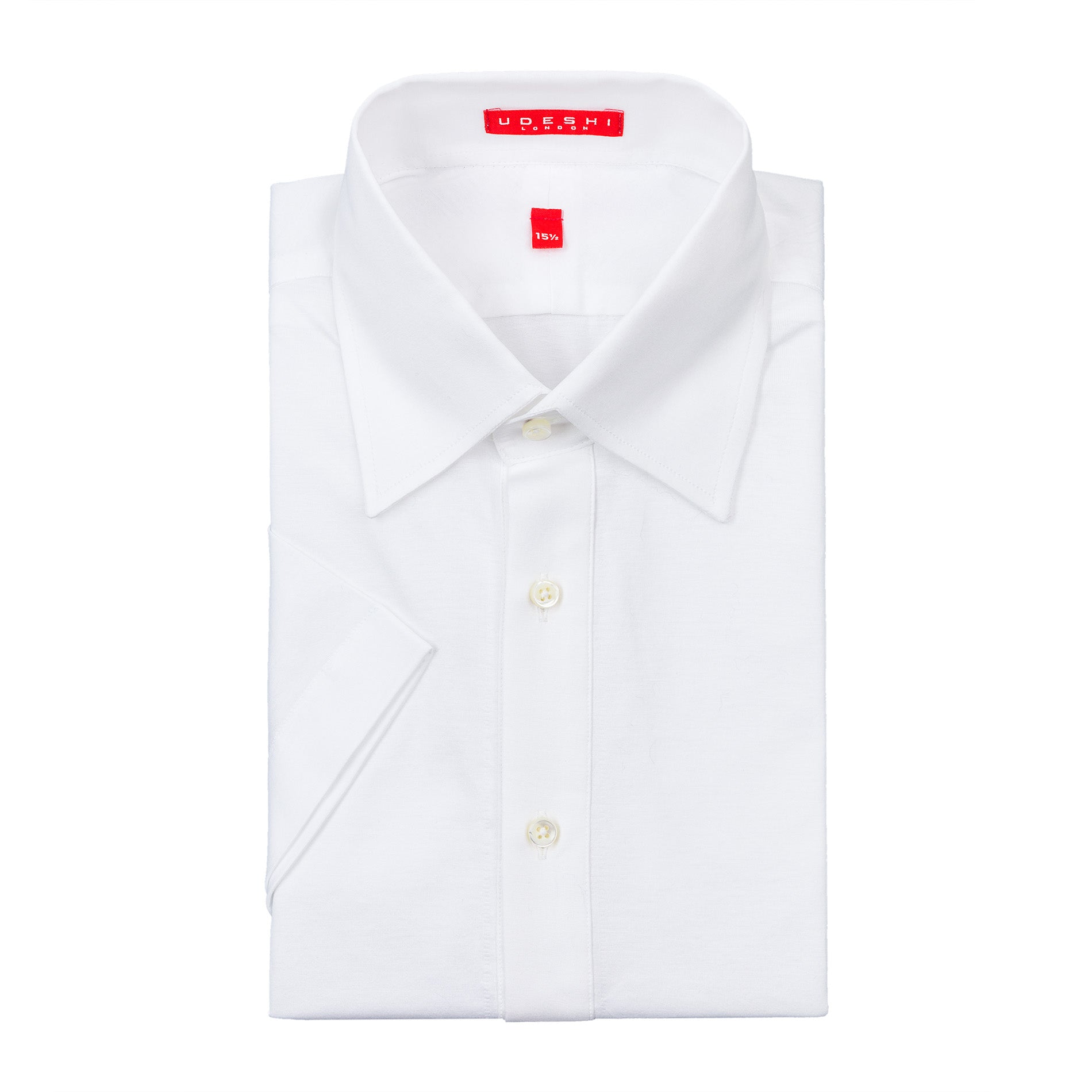 Italian Fine Knit Polo Shirt White