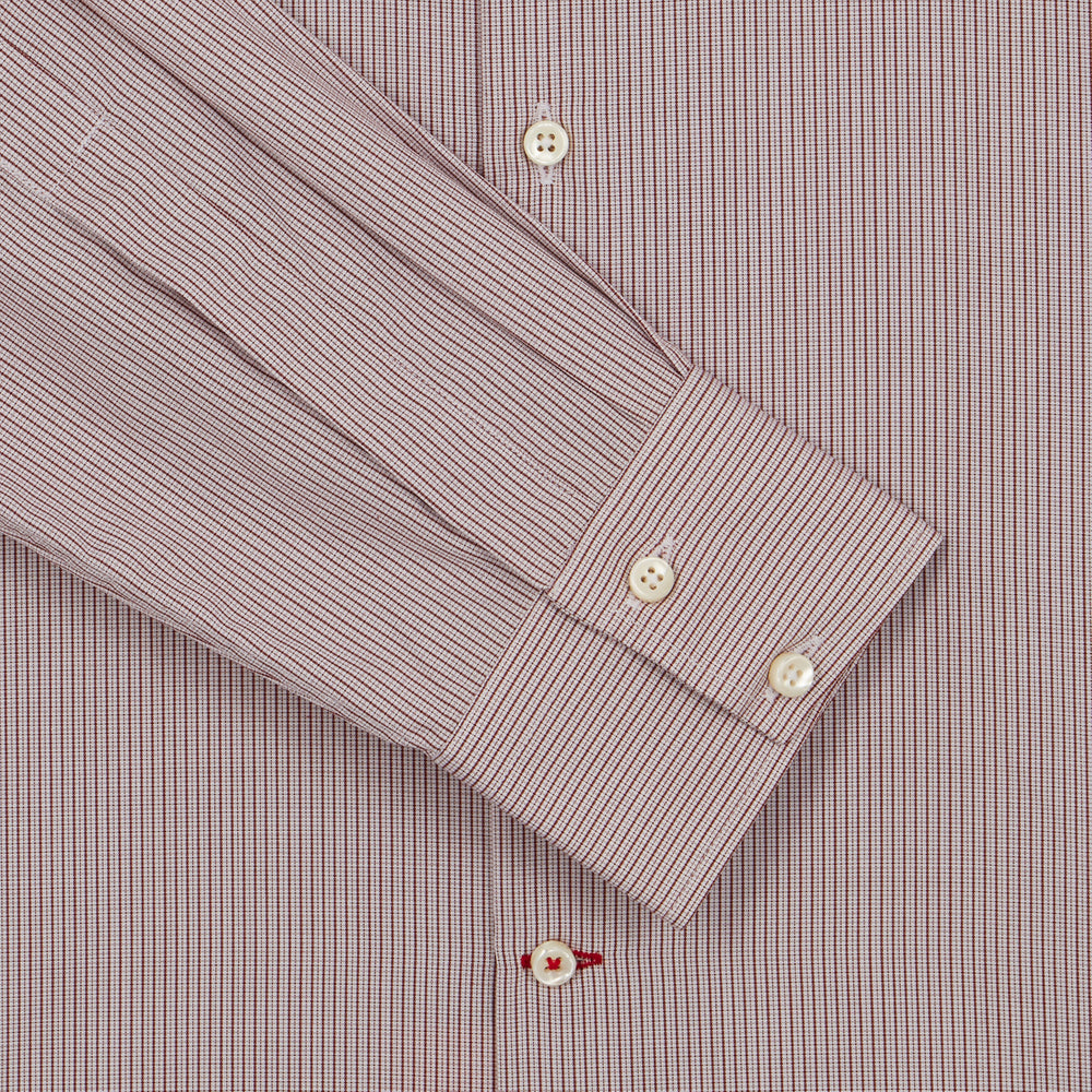 Swiss Check Wine Shirt