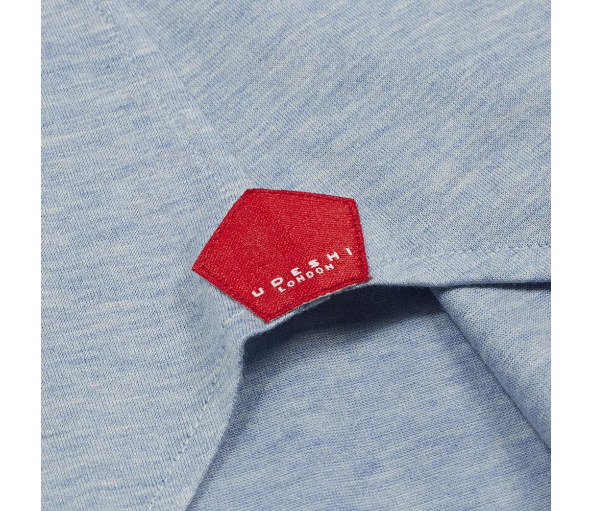 Italian Fine Knit Shirt Blue