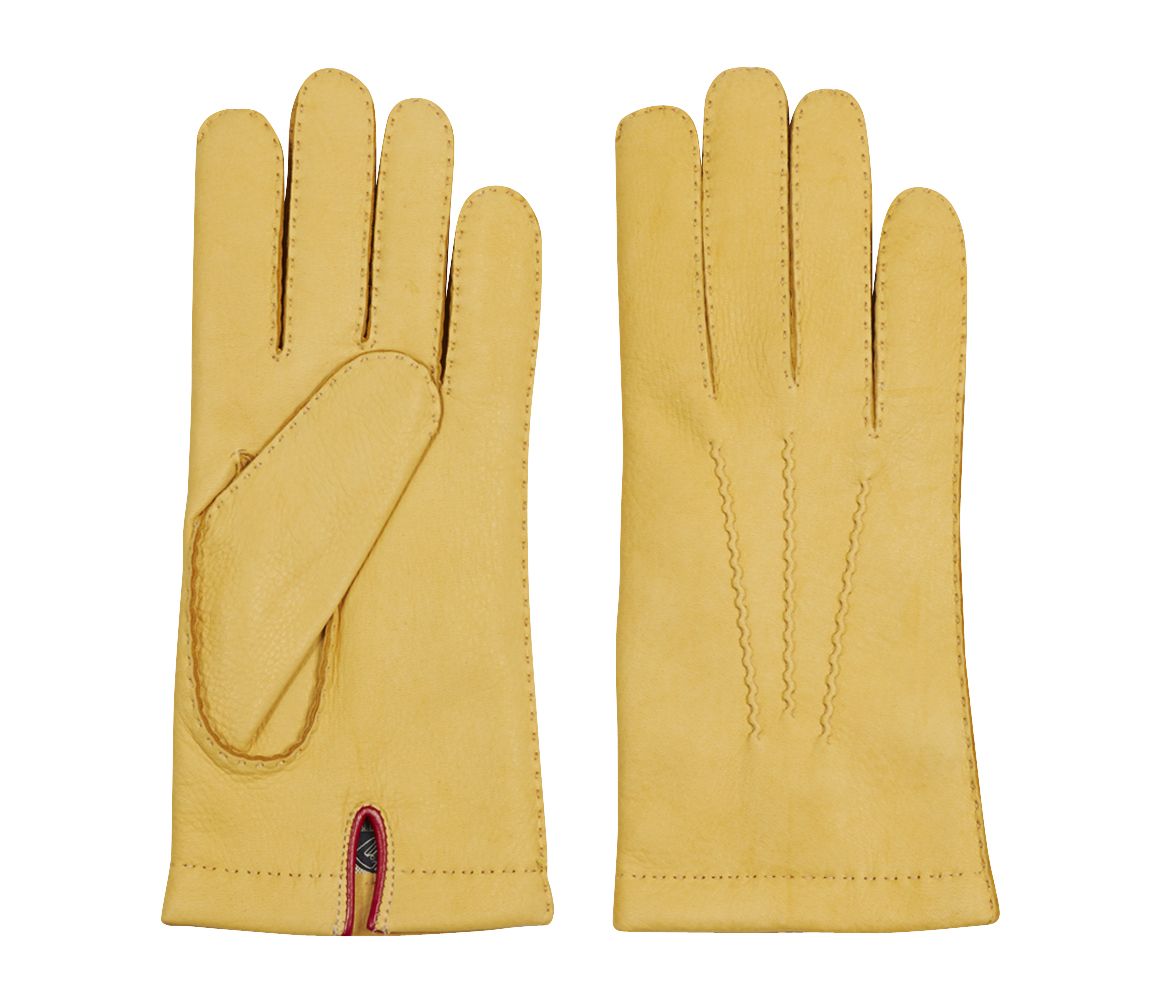 Buck Skin Gloves Yellow