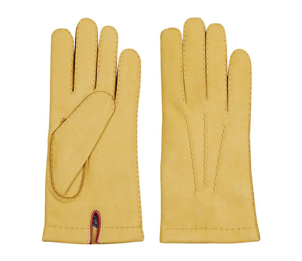 Buck Skin Gloves Yellow