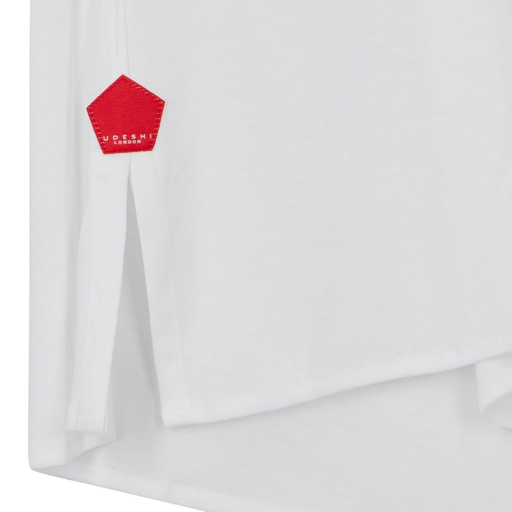 Italian Fine Knit Polo Shirt White