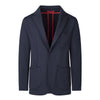 Navy Wool Jersey Travel  Barchetta Blazer