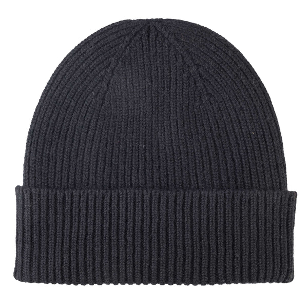 Cashmere Knit Beanie (Black)