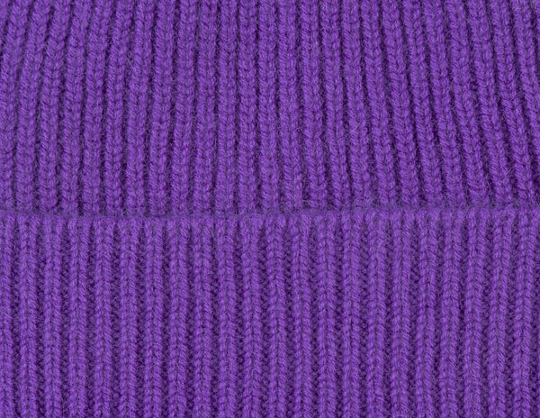 Cashmere Knit Beanie (Lilac)