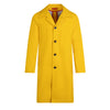 Yellow Cotton Mac Coat