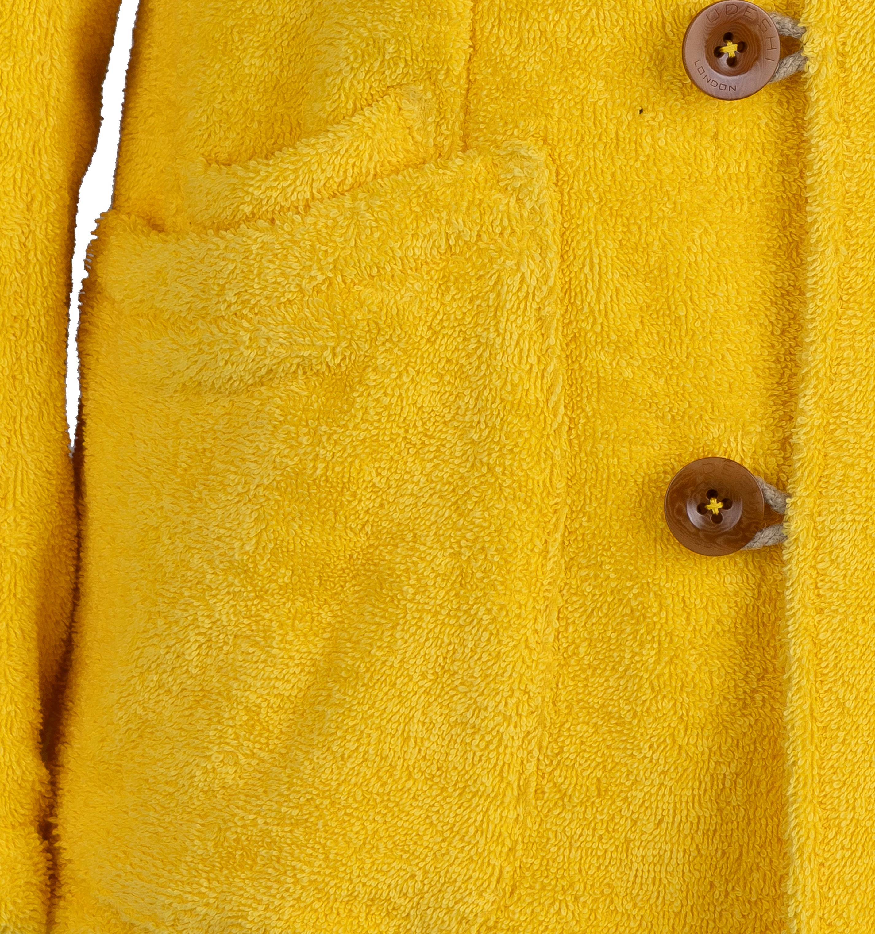 Yellow Towelling Duffle Corto