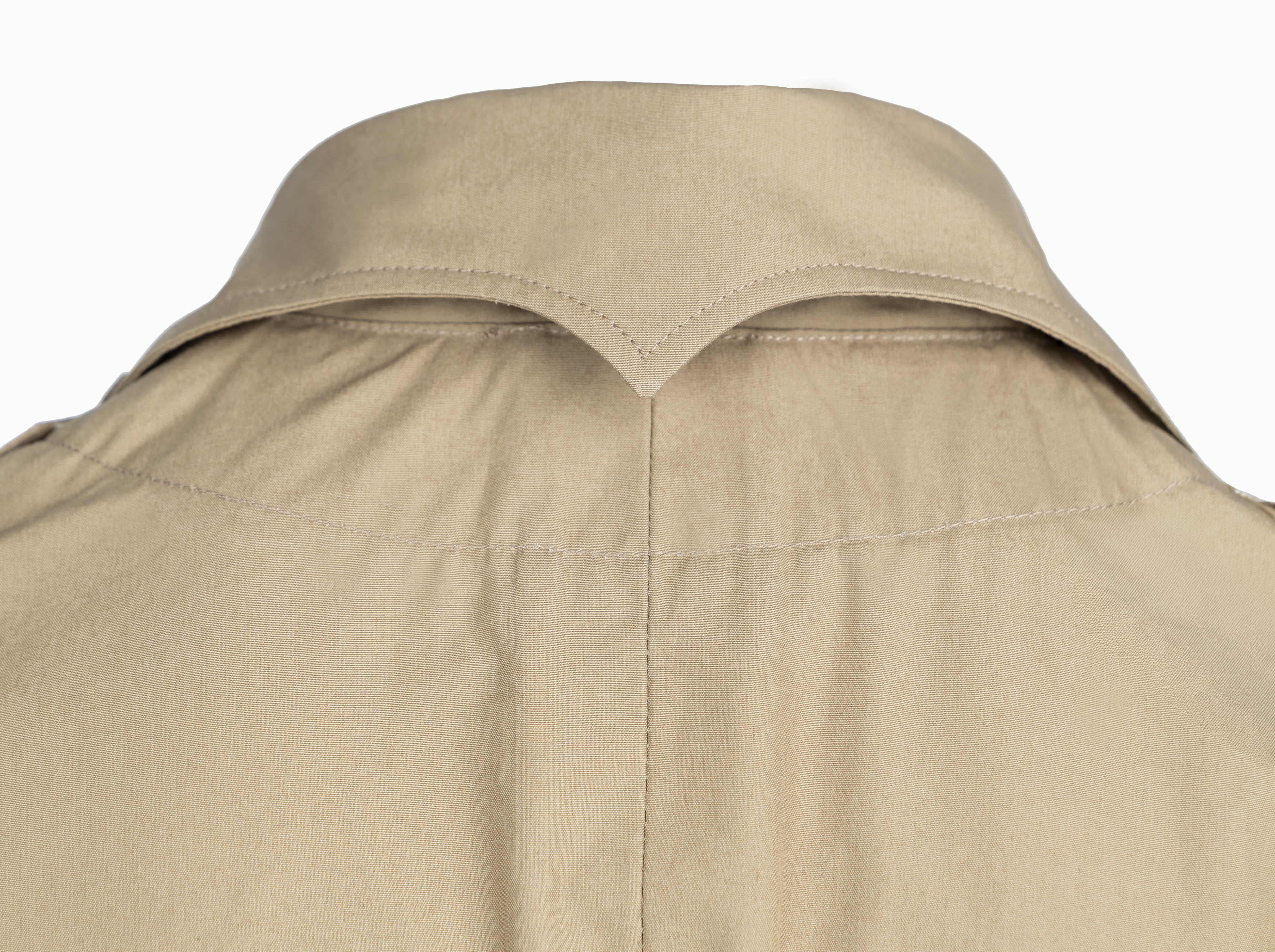 Khaki Cotton Trench Coat
