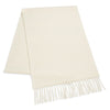 Cashmere Woven Scarf Ivory