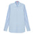 Connery Collar Shirt with Cocktail Cuff in Blue Swiss Poplin