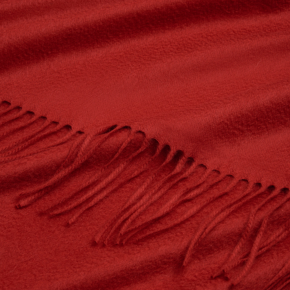 Red Cashmere Blanket UDESHI