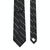 Single Stripe Mogador Silk Tie Black