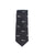 Elephant Motif Silk Tie Black
