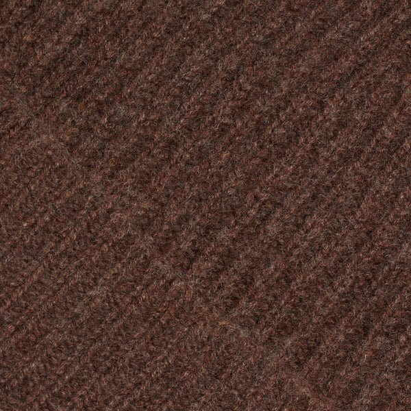 Cashmere Knit Beanie (Chocolate)