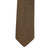 Plain Repp Silk Tie Brown