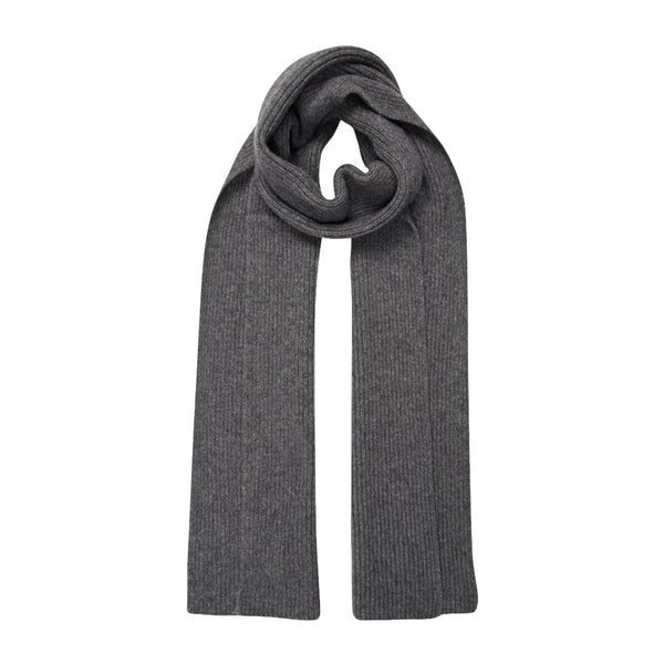 Cashmere Knit Scarf (Grey)