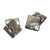 Mother of Pearl Cufflinks Square Grey