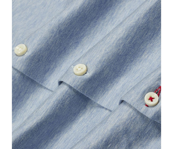 Italian Fine Knit Shirt Blue
